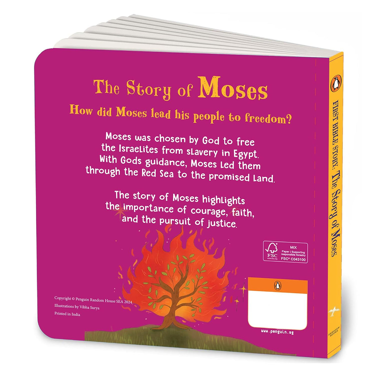 The Story of Moses (Old Testament): First Bible Story