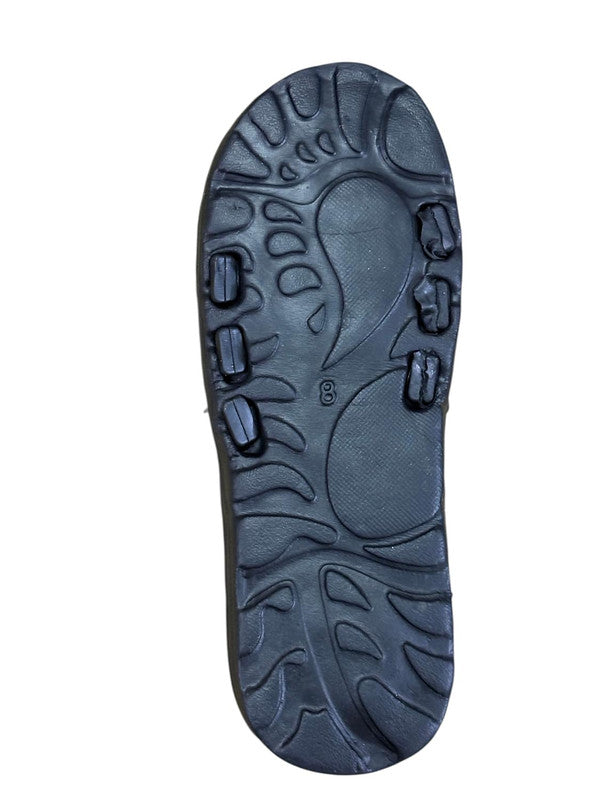 Buddy Cares Acupressure Yoga Paduka Slippers – Therapeutic Massage Footwear with Pressure Point Nodes – Detail View