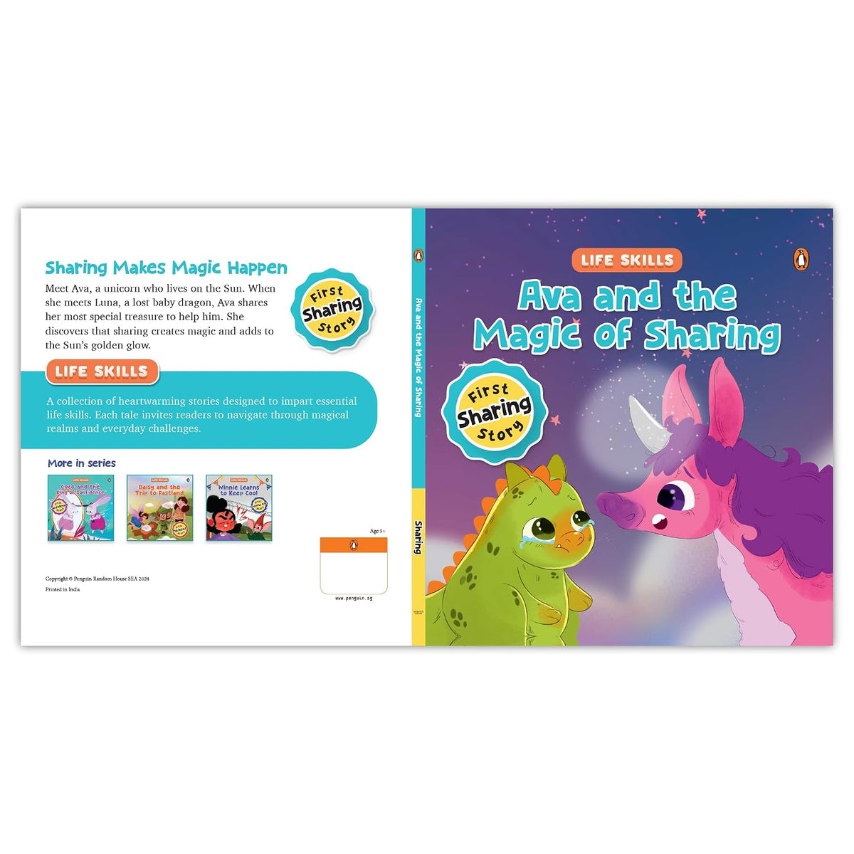 Life Skills Series-Ava and the Magic of Sharing: Power of Sharing, Empathy & Friendship