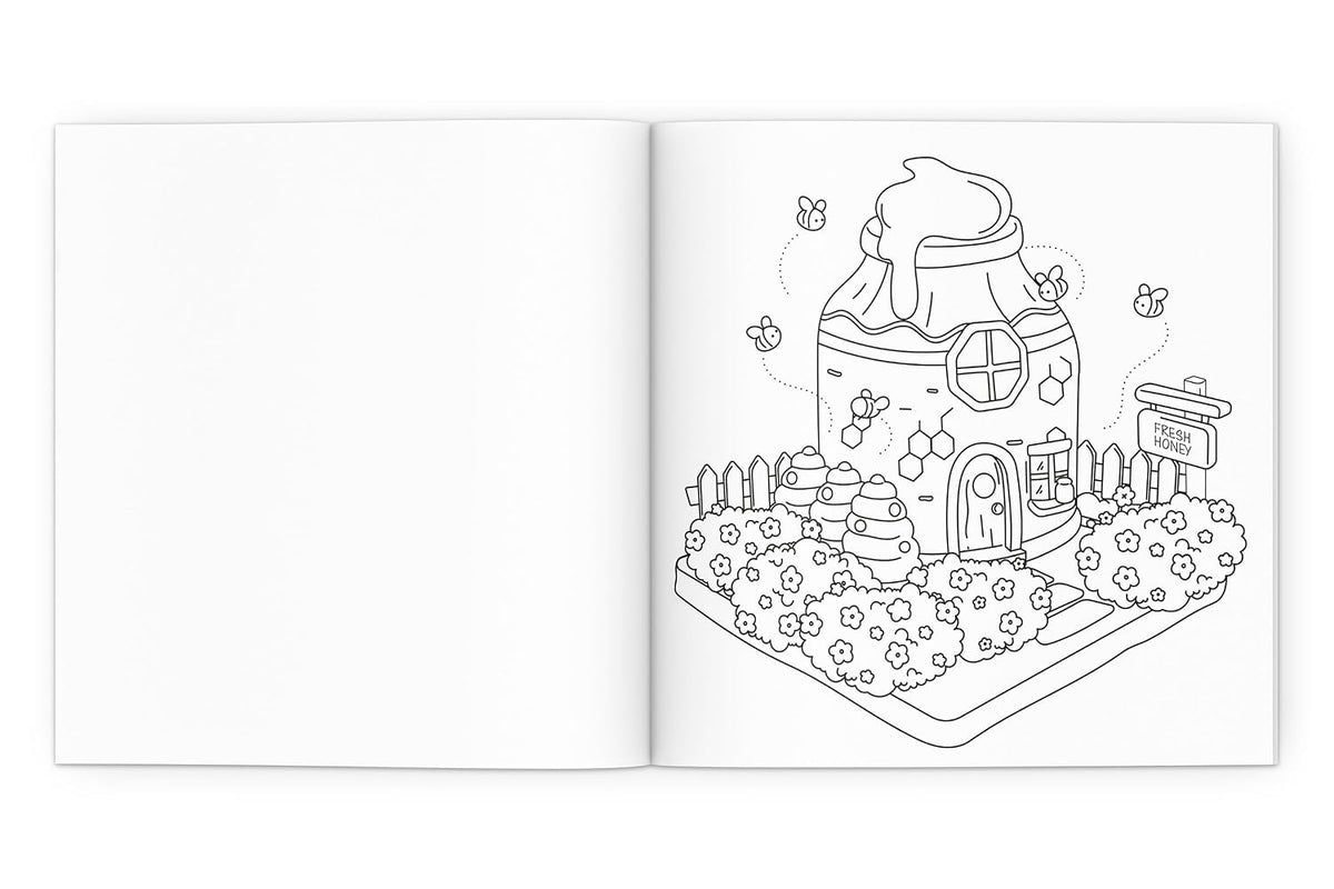 Little corners - Cozy Coloring Book