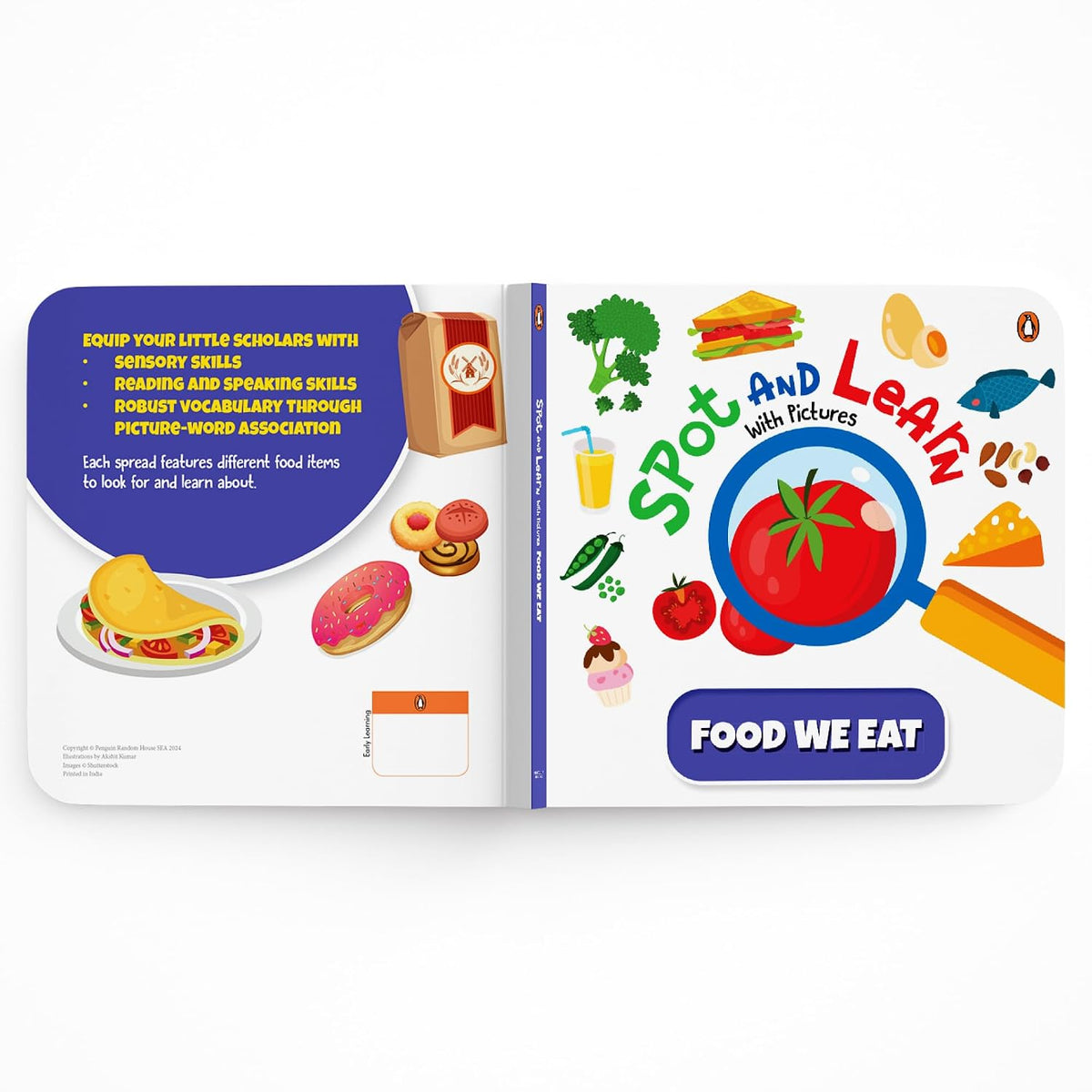 Spot and Learn with Pictures: Food We Eat