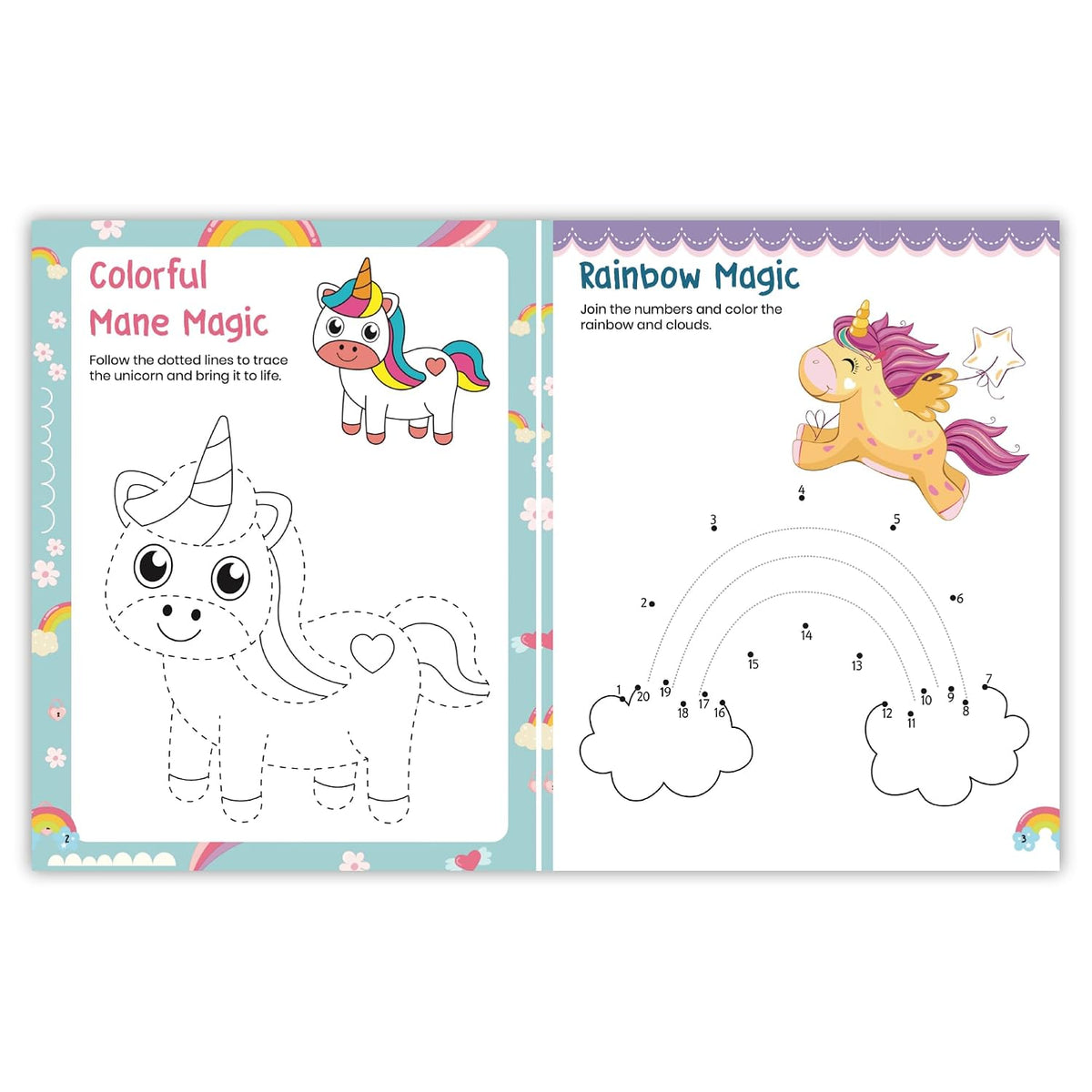 Kids Coloring Book: Unicorn