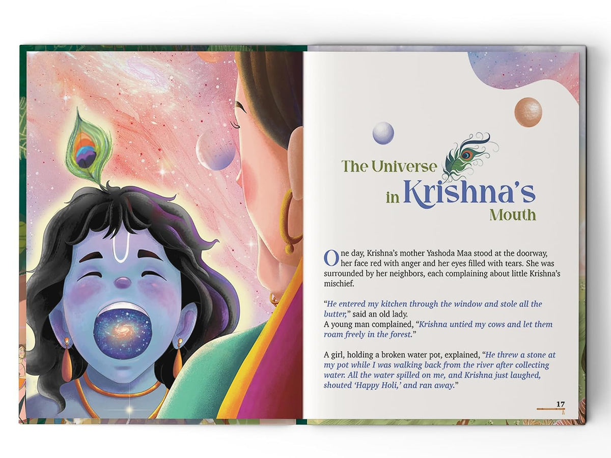 Krishna Stories: 10 Illustrated Stories of Lord Krishna for Children I Hindu Mythology