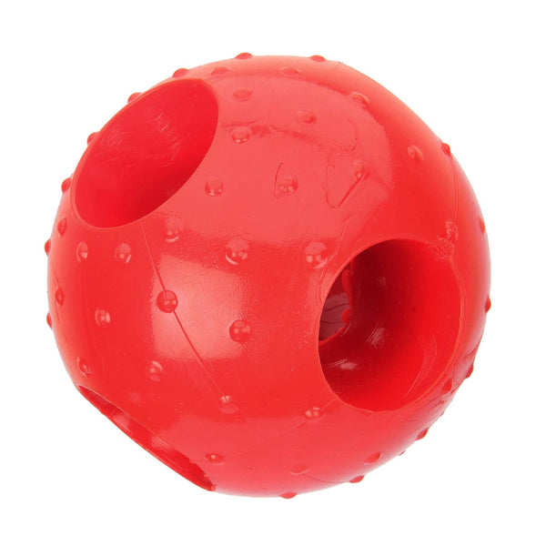 Non-toxic Rubber Dog Chew Ball (3 Holes)