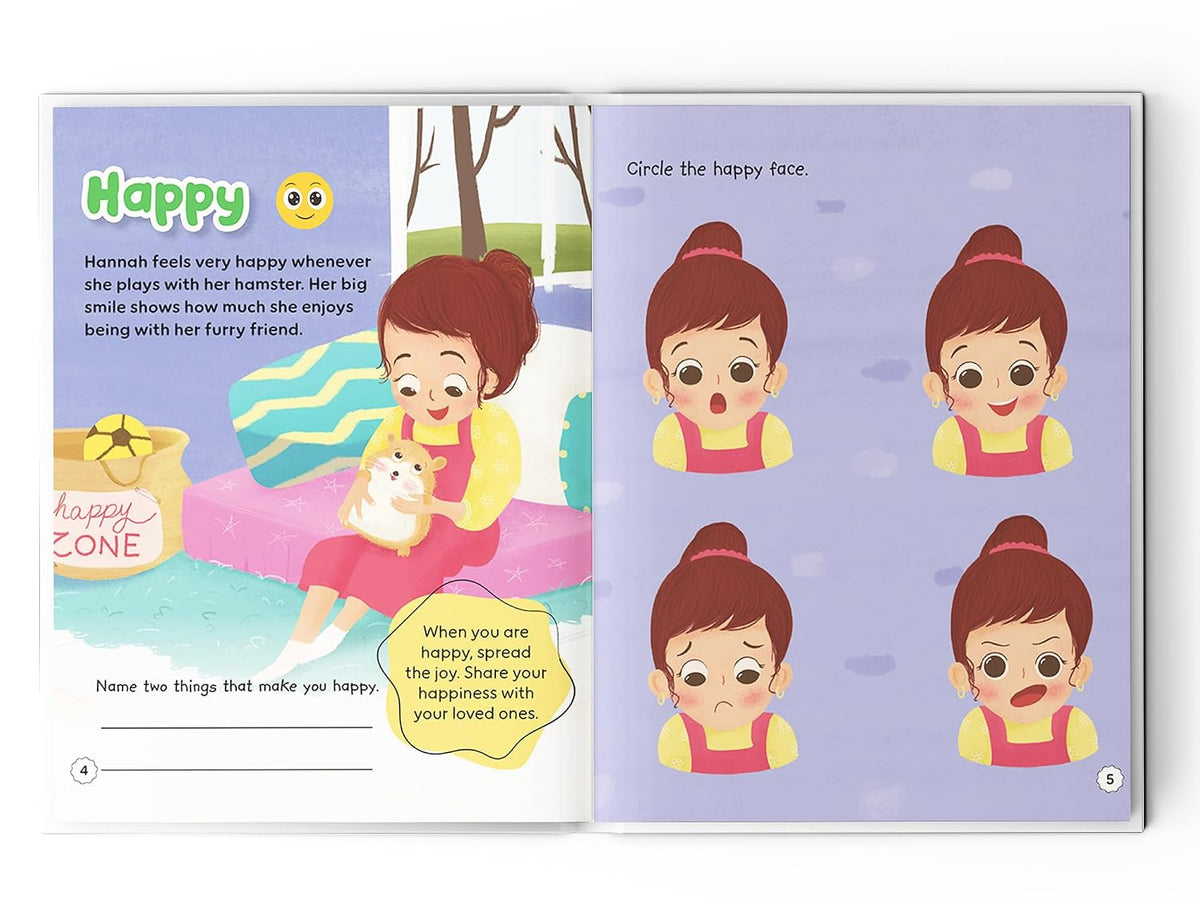 My Book of Feelings: An Interactive Activity Book for Kids to Understand and Express Emotions