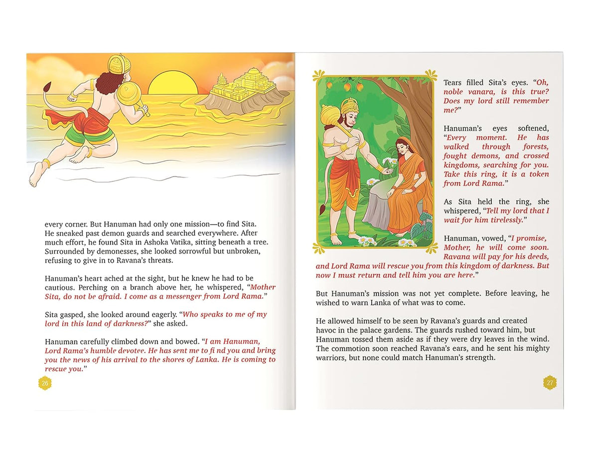 Stories from the Ramayana - of Friends and Foes: 5 Illustrated Tales of Hanuman, Rama, Sita, Lakshmana, and Ravana