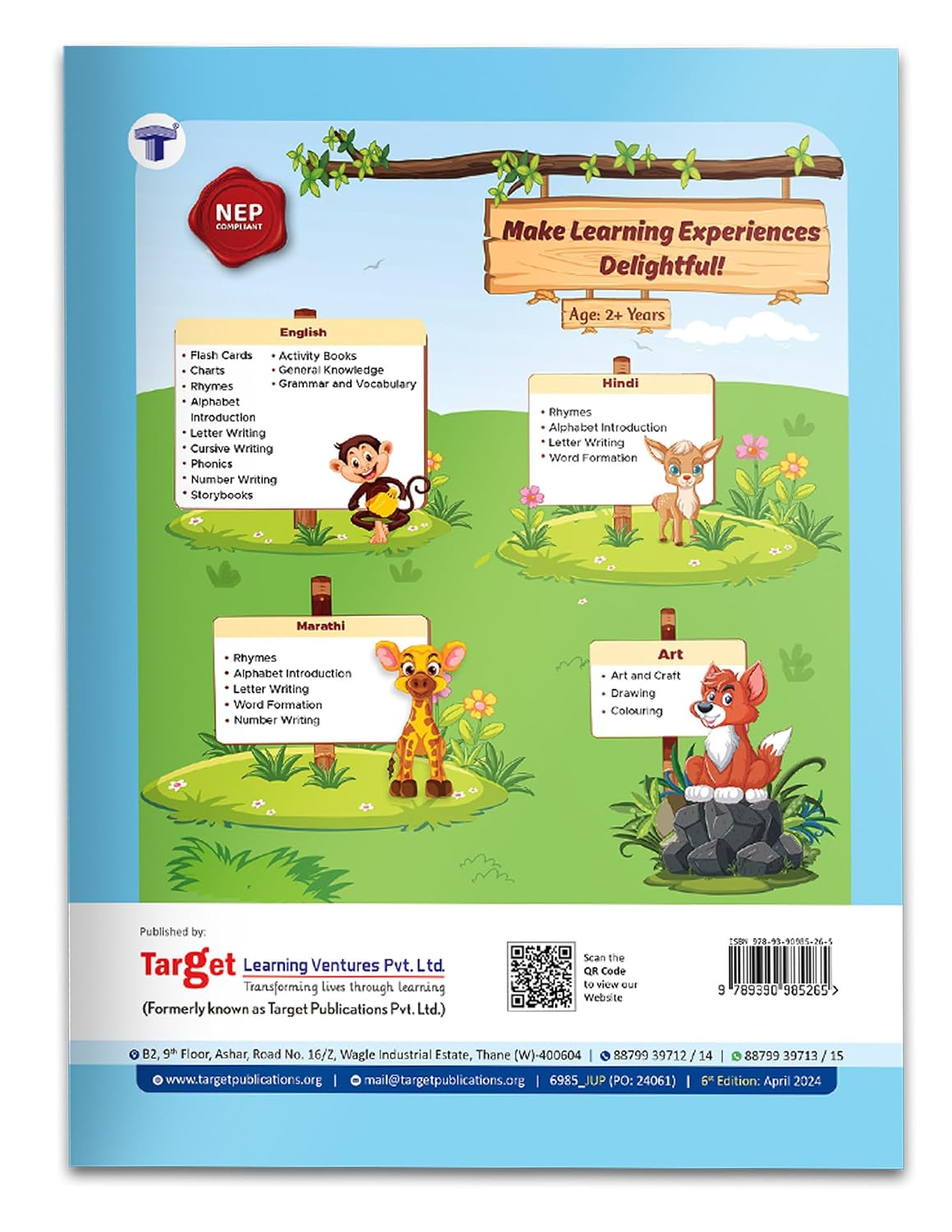 Cursive Writing Practice Book for Kids 3+ Years | Capital & Small Letters - Image 2