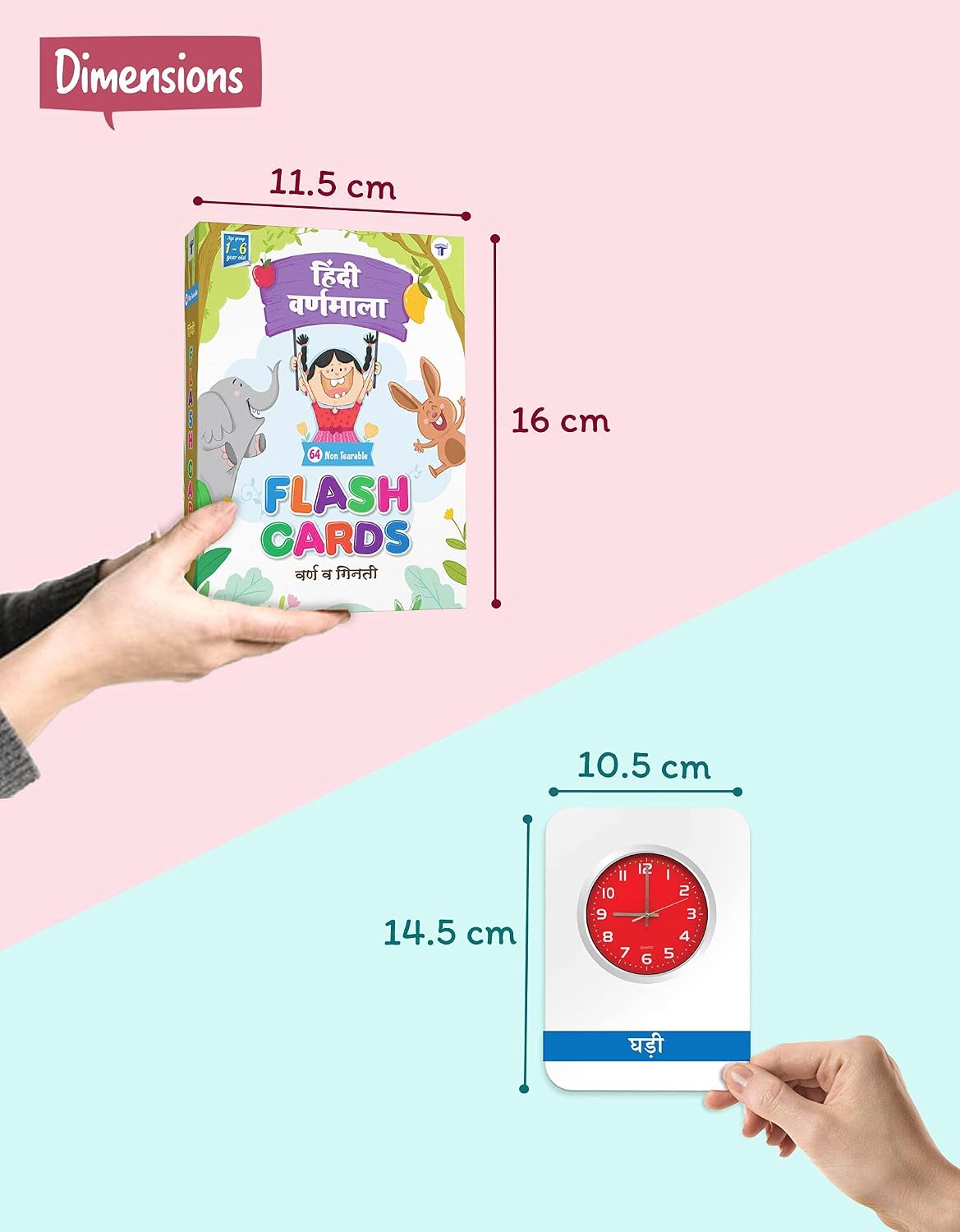 Hindi Flash Cards for Kids 2+ Years | Varnamala, Numbers & Pictures - Image 3