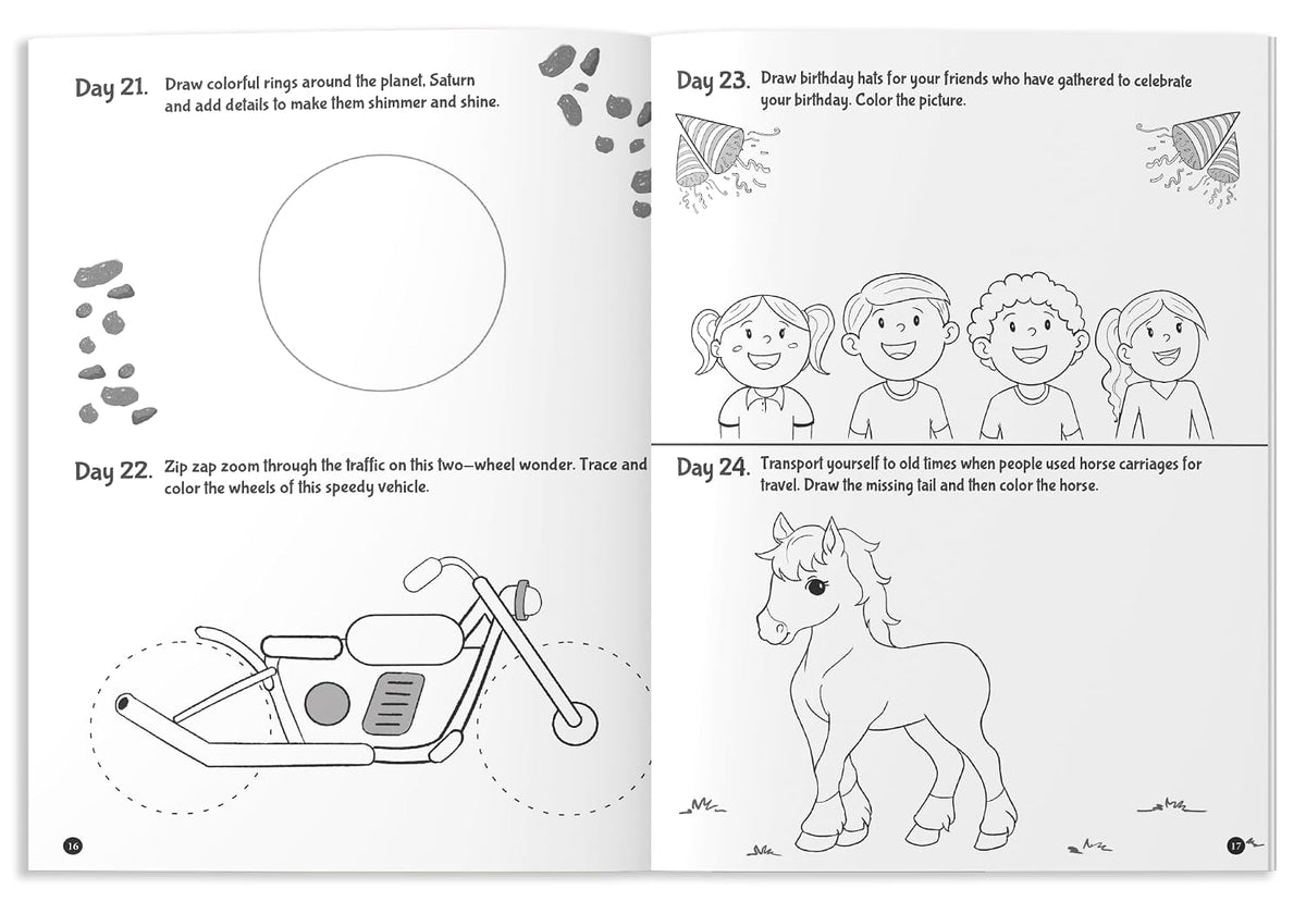 Draw Everyday: Book of Daily Doodles for