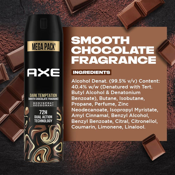 Axe Dark Temptation Long Lasting Deodorant Bodyspray for Men 215 ml HP Xpress