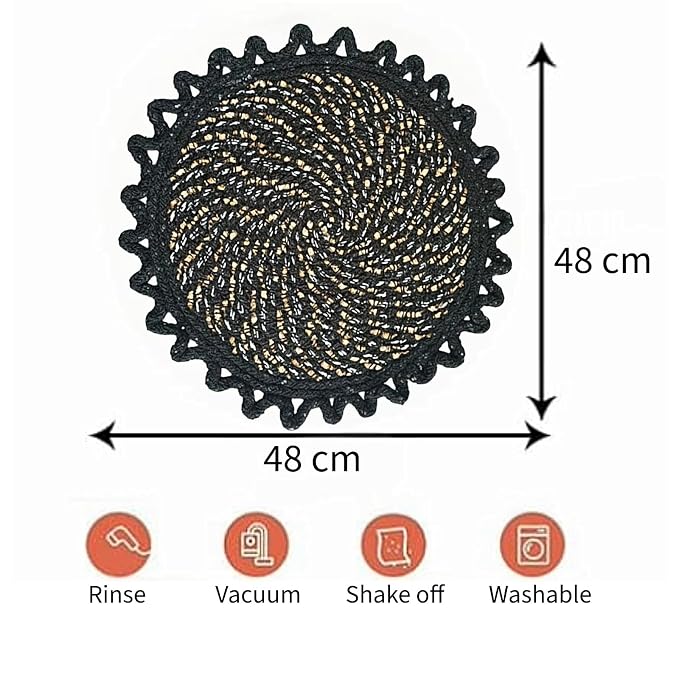 Everyday Round Door Mat for Clean Stylish Entryways – additional view