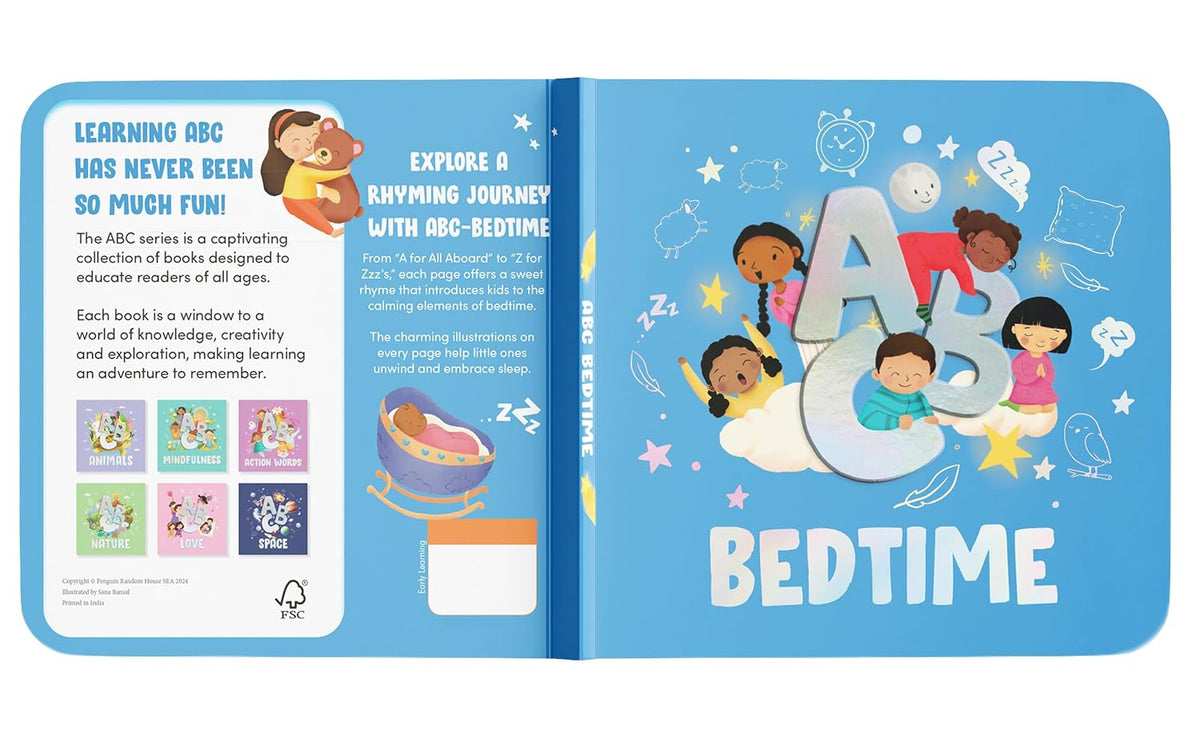 ABC Series-Bedtime: Night time Routine Book for Kids and Toddlers