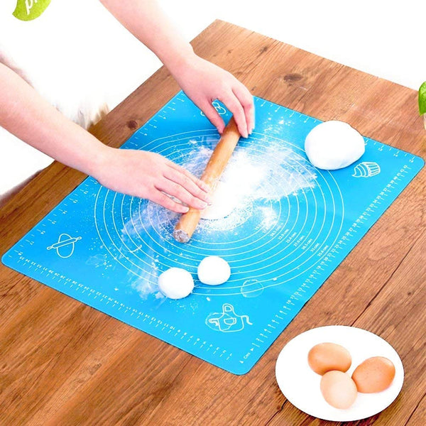 Non-Stick Silicone Baking & Rolling Mat Multipurpose Roti, Chapati, Dough Kneading & Cake Fondant Mat for Kitchen Use (Pack of 1) Deals Zone