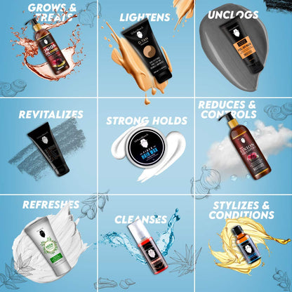 UrbanMooch Beard Wash for Men, 100ml | Aromatic, Woody Scent | Purifying & Hydrating Beard and Skin Cleaner with Vitamin E, Argan Oil | Beard Shampoo for Clean & Healthy Beard, 120 ml Lohiya Retails