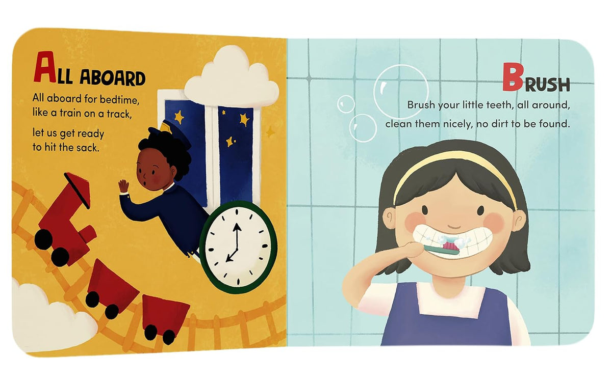 ABC Series-Bedtime: Night time Routine Book for Kids and Toddlers