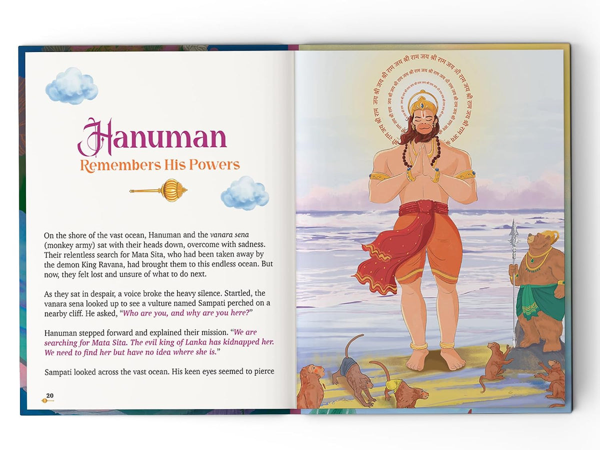 Hanuman Stories: 10 Illustrated Stories of Lord Hanuman for Children I Hindu Mythology