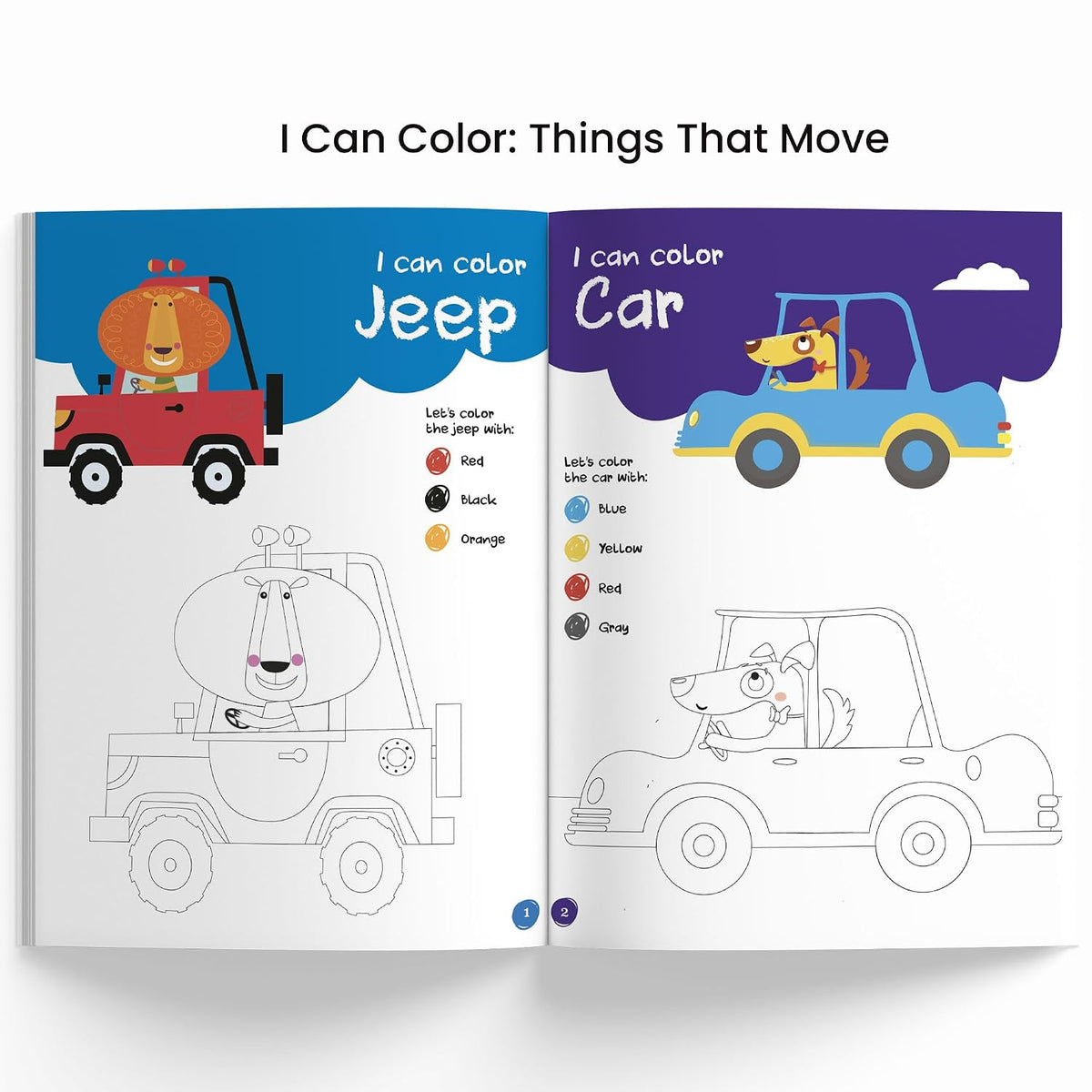 I Can Color Pack (4 Books Pack)