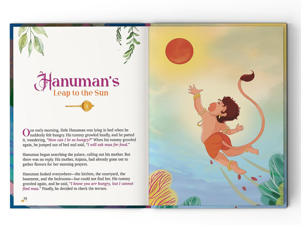 Hanuman Stories: 10 Illustrated Stories of Lord Hanuman for Children I Hindu Mythology