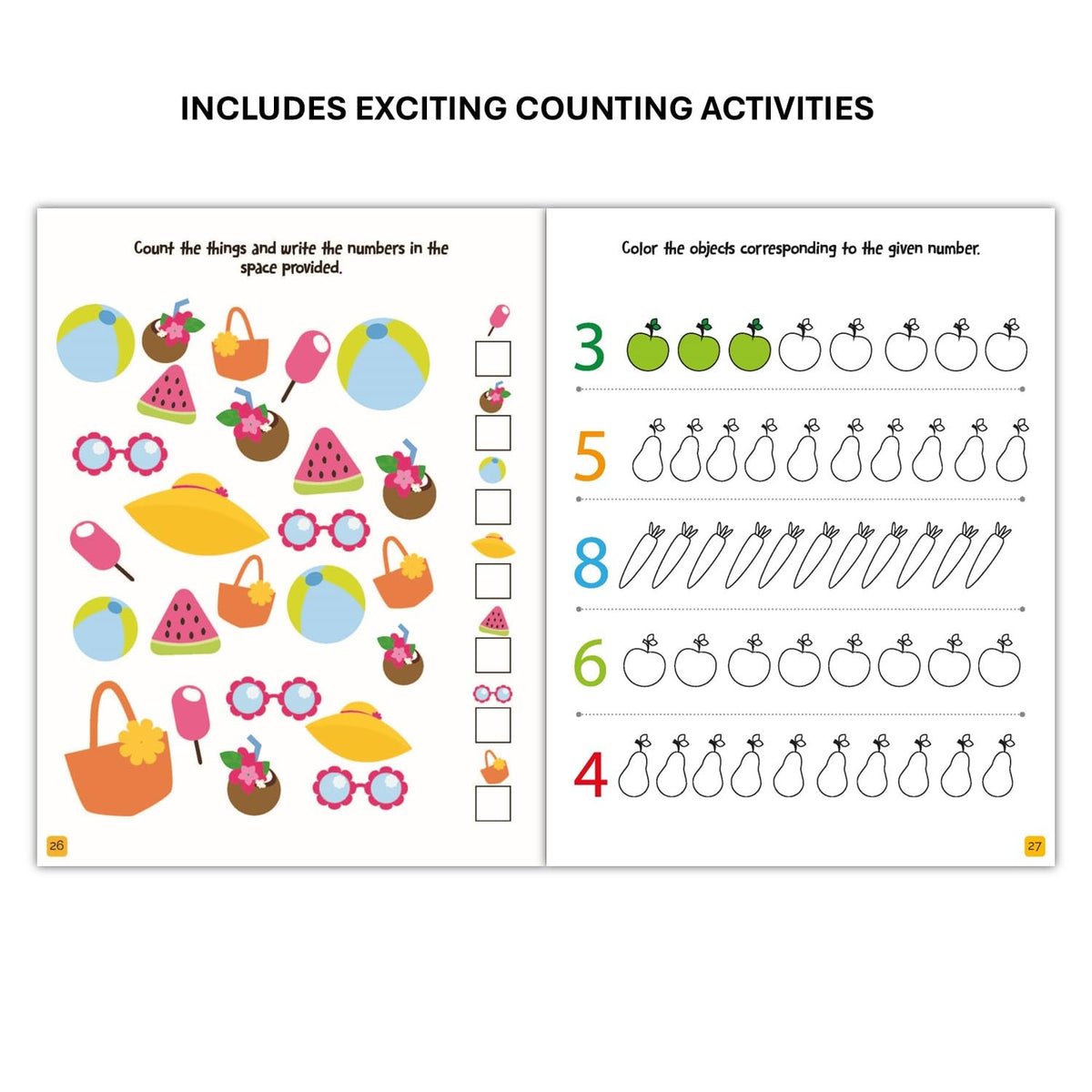 Let's Learn Writing: Numbers 1 to 20