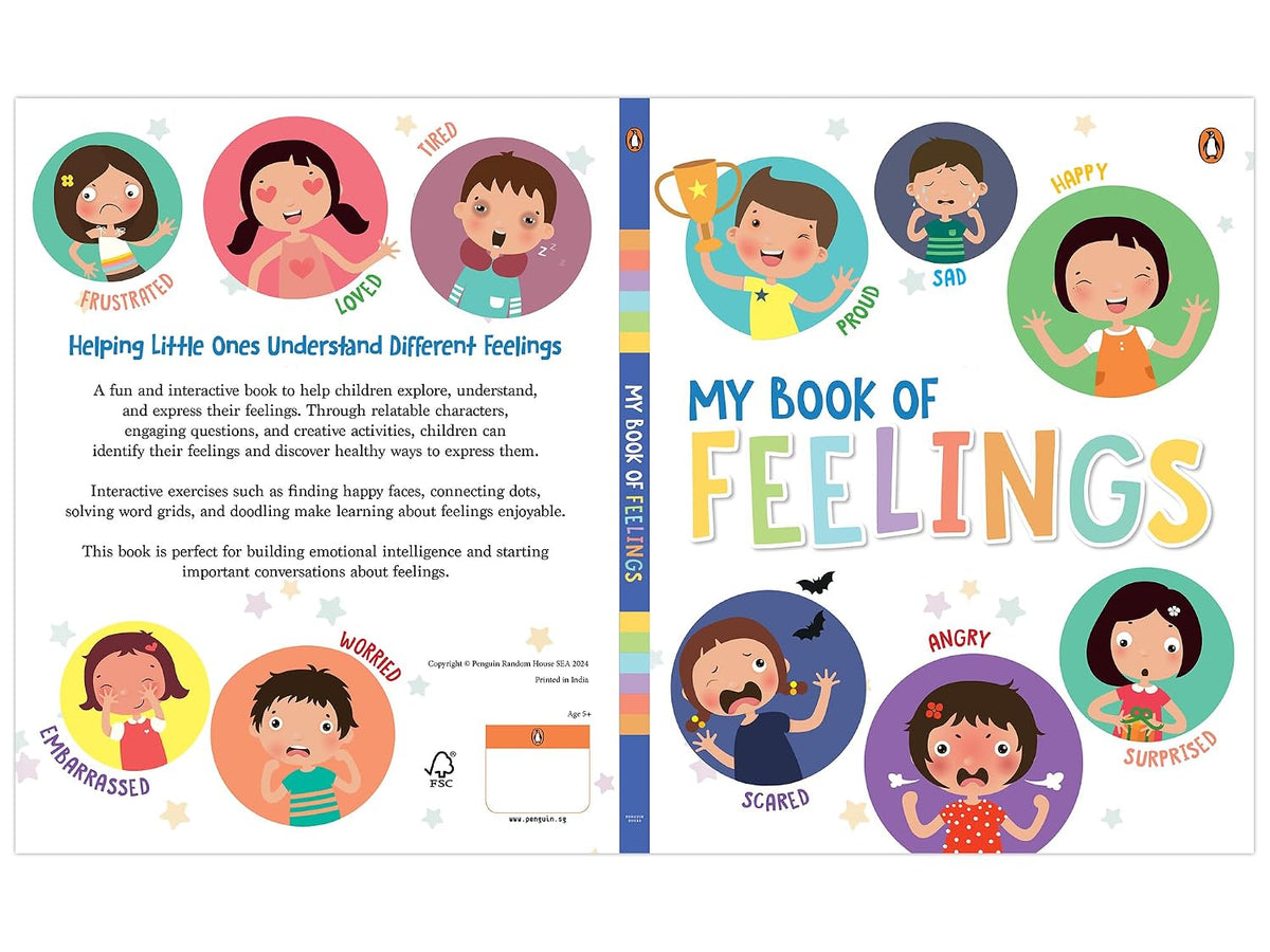 My Book of Feelings: An Interactive Activity Book for Kids to Understand and Express Emotions