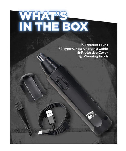 BSC Nose & Ear TrimmerBlades, BNOSE1.0, Battery Operated, Stainless Steel boAt and Portronics