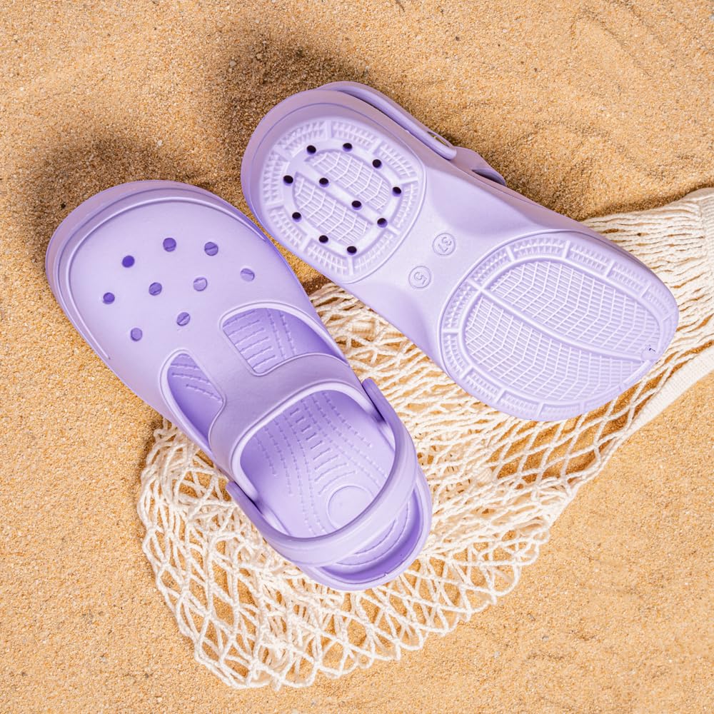 Indifeet Casual Waterproof Clog Shoes for Women - Purple - Image 2
