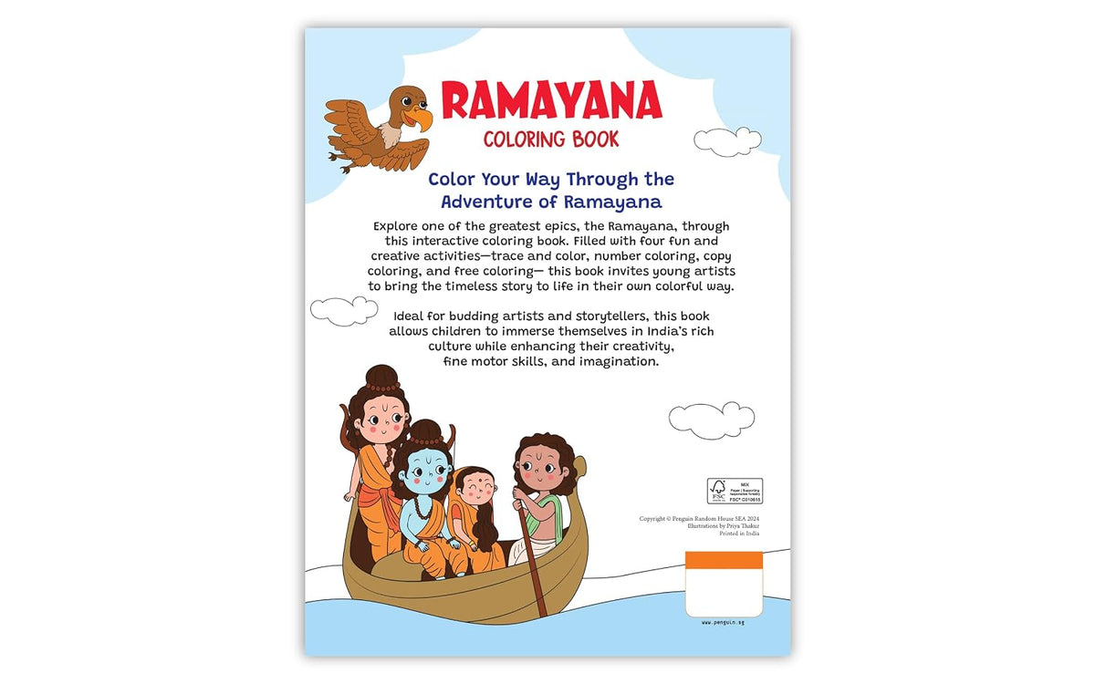 Kids Colouring Book: Ramayana