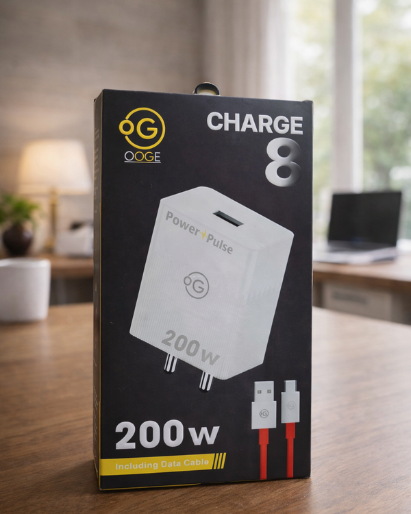 OOGE Fast Charging Wall Charger 12W–45W with USB-A USB-C Ports and Safety Protection LUCKY MOBILES & ELECTRONICS