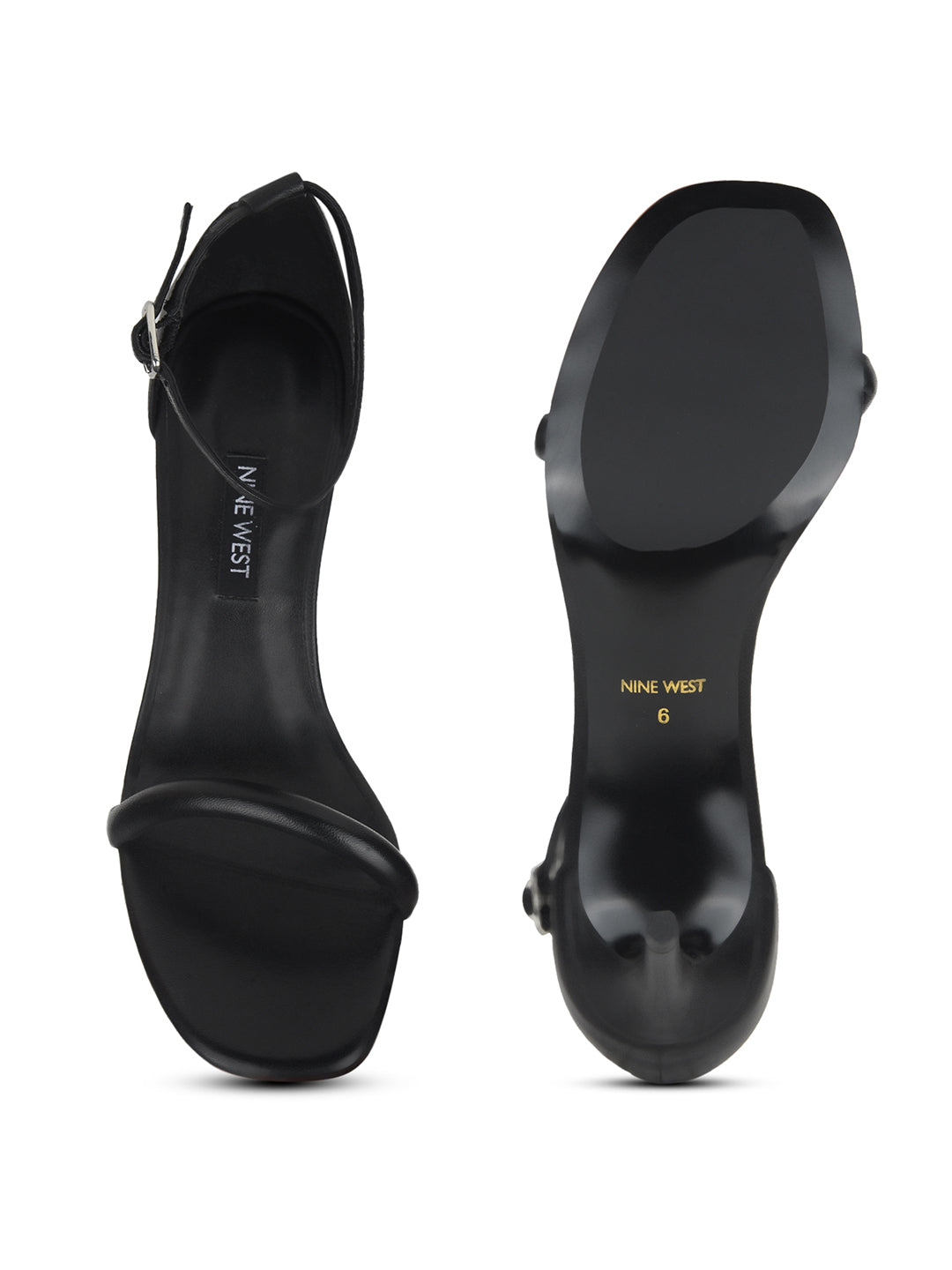 Nine West Women Ankle-Strap Kitten Heel Sandal - Black - View 4