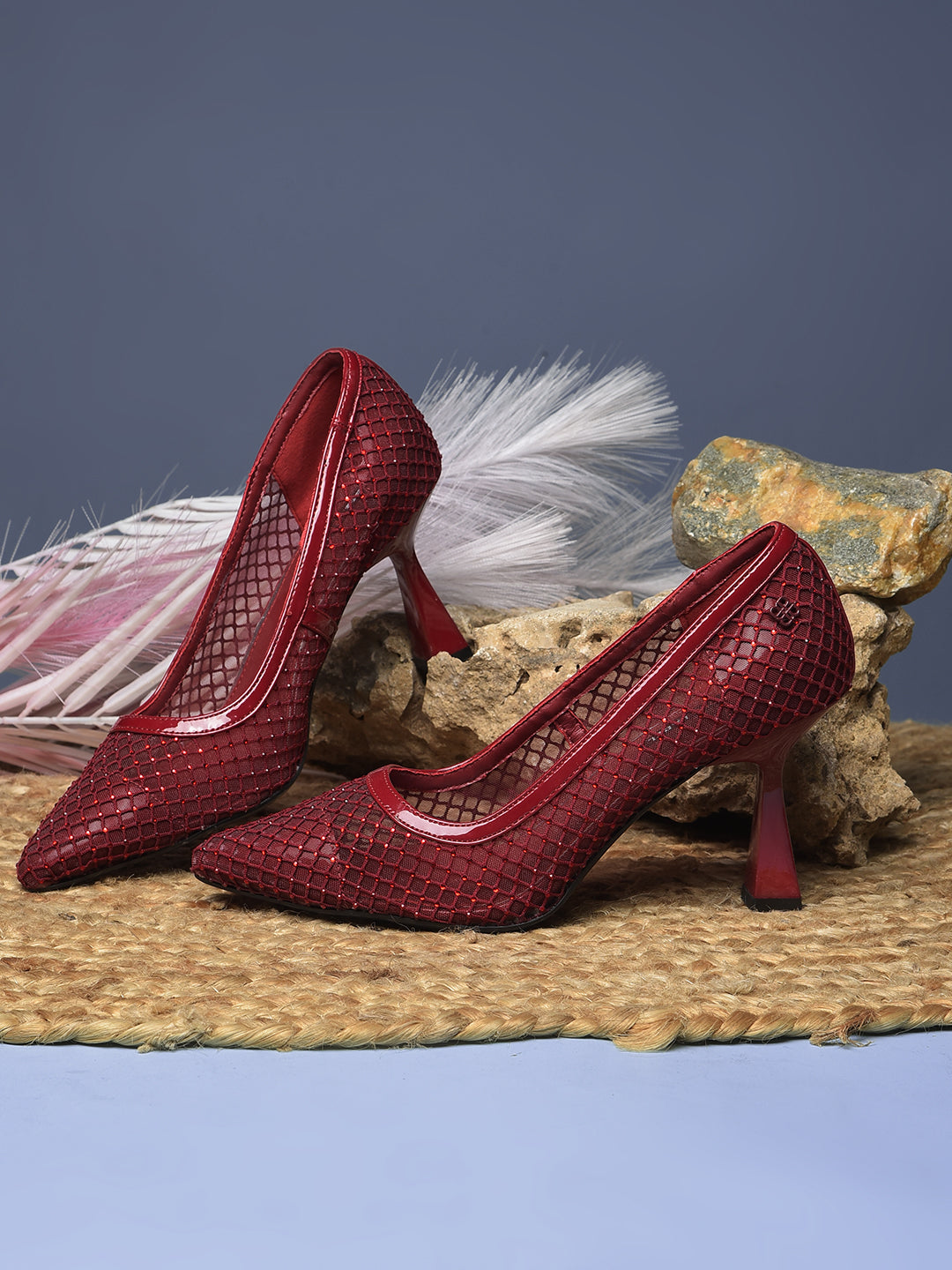 Bata Women Maroon Pointed-Toe Spool Heel Pump - Maroon - View 6