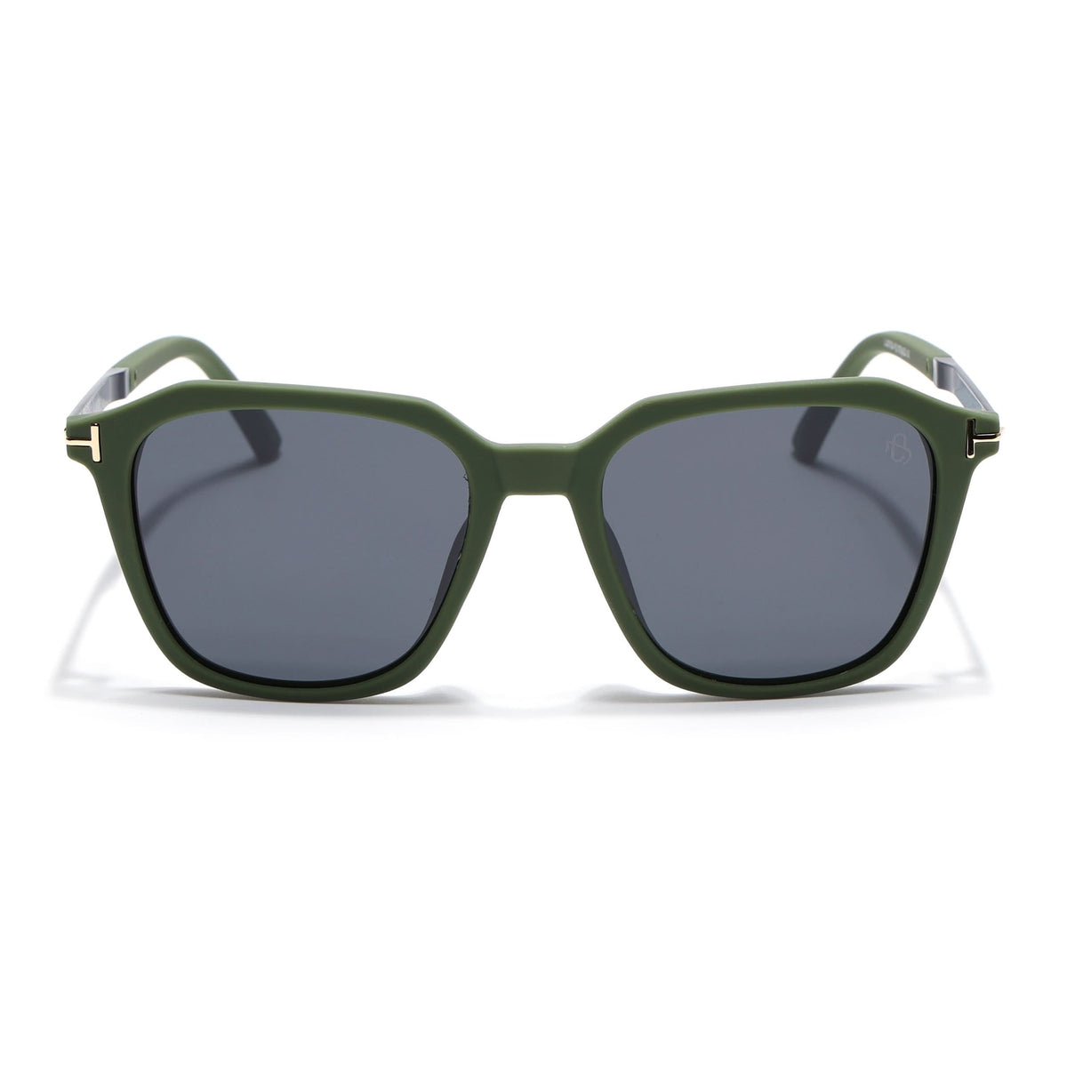 Eyejack Green Square Sunglasses for Men and Women - view 4