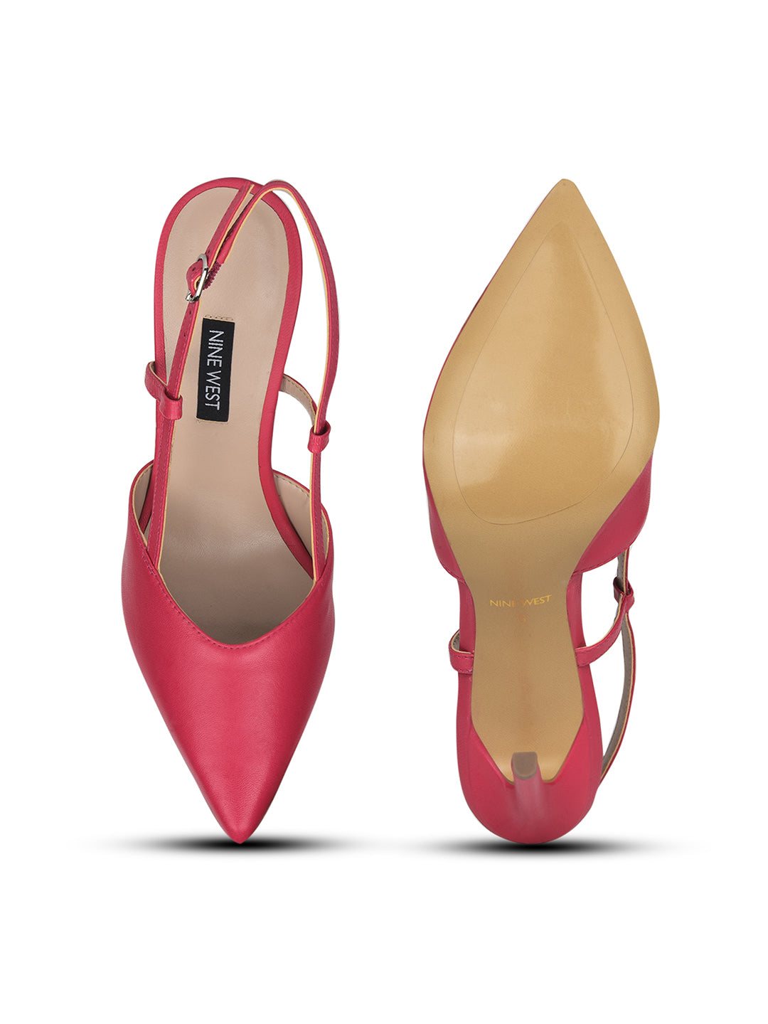 Nine West Women Pointed-Toe Stiletto Heel Sandal - Pink - View 4