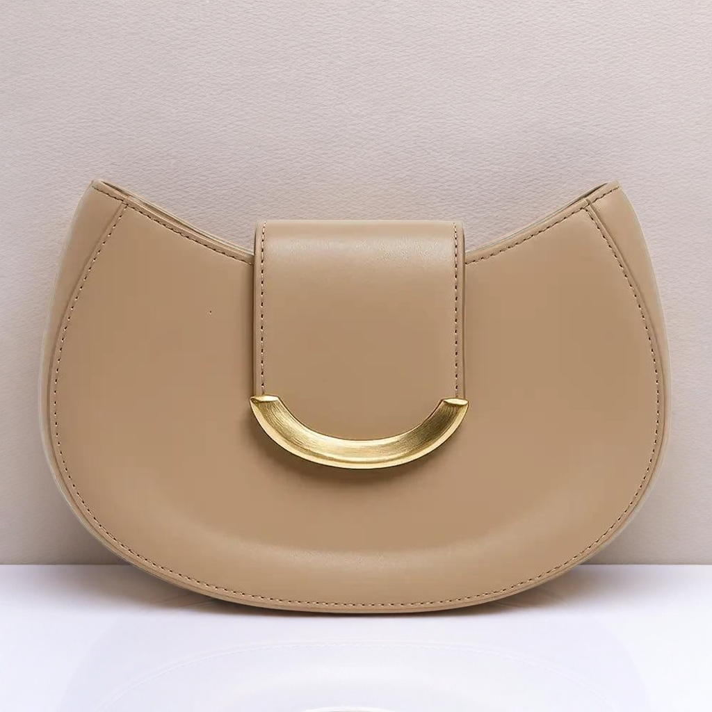 Mini Sling Bag with Gold Accent