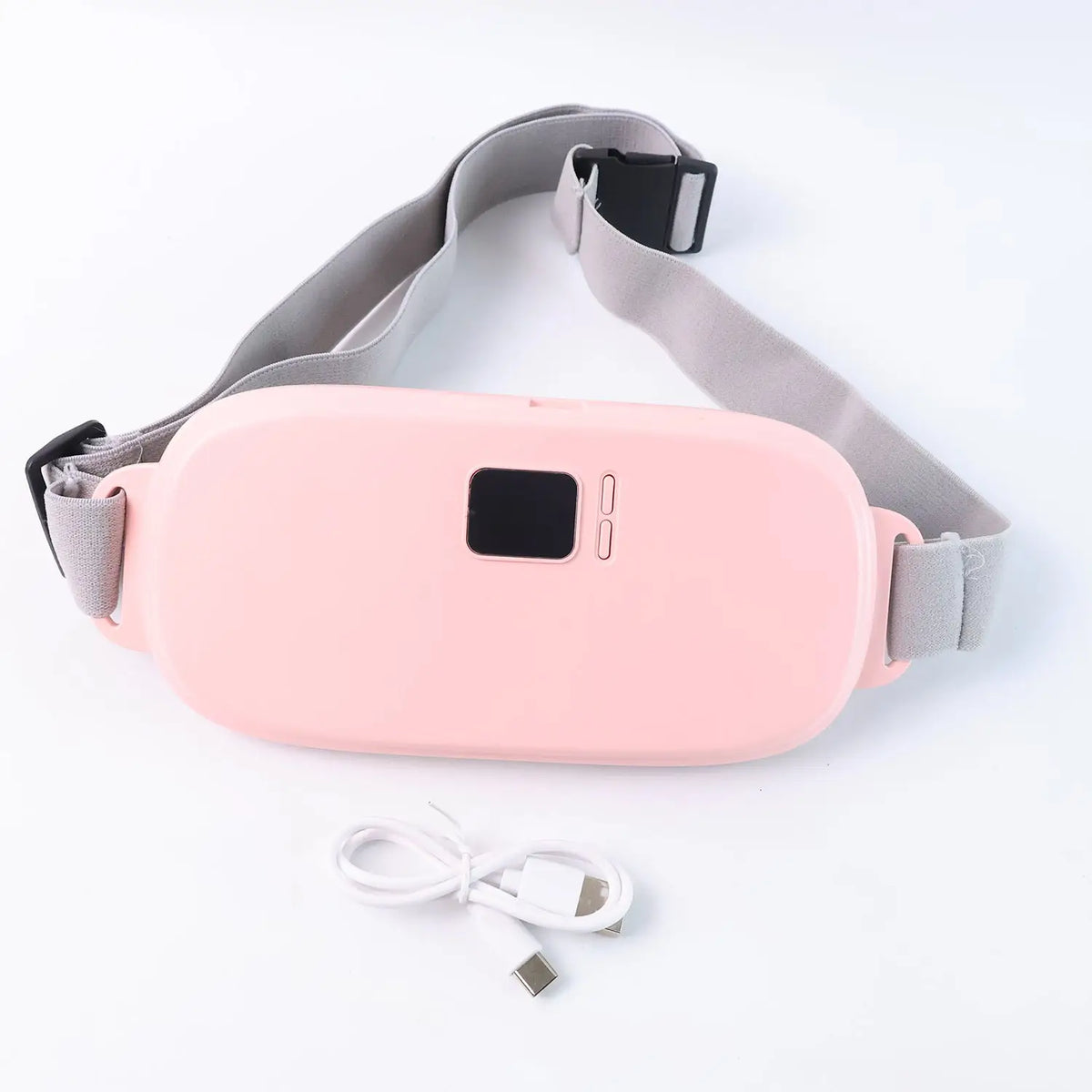 Rechargeable Smart Warm Palace Belt With Heating and vibrating Relieve Period Cramp Pain Menstrual Waist Belt for Cramp Period Care (1 Pc) HP DD