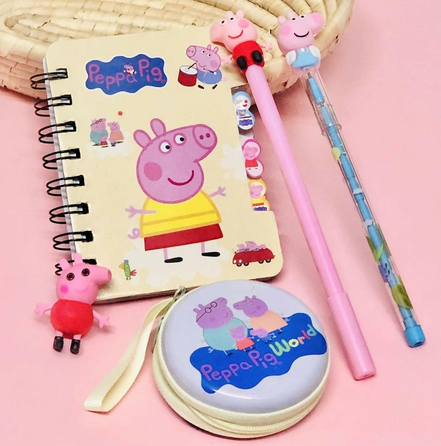 Cartoon Theme Password Diary With Pen Stationery Combo - HalfPe