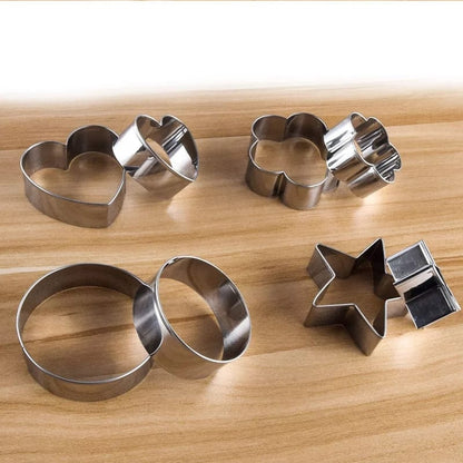 Cookie Cutter Stainless Steel  (12 Pieces)
