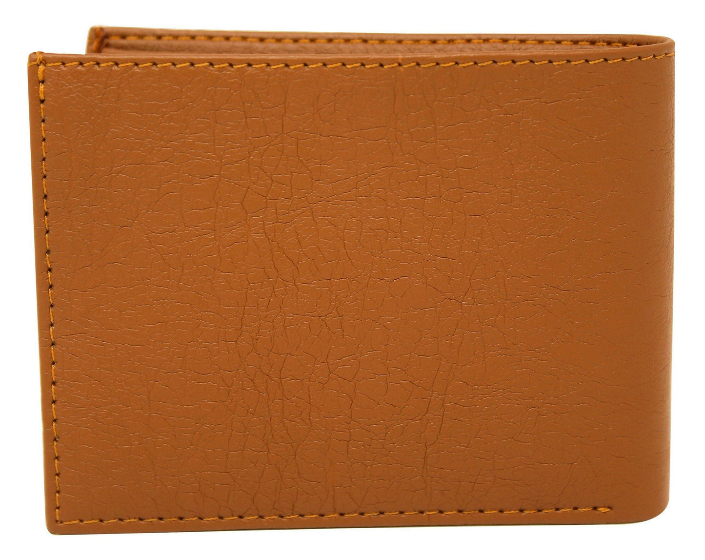 Lorem Tan Card Slot Album Bi-Fold Faux Leather 9 ATM Card Slots Wallet For Men - HalfPe