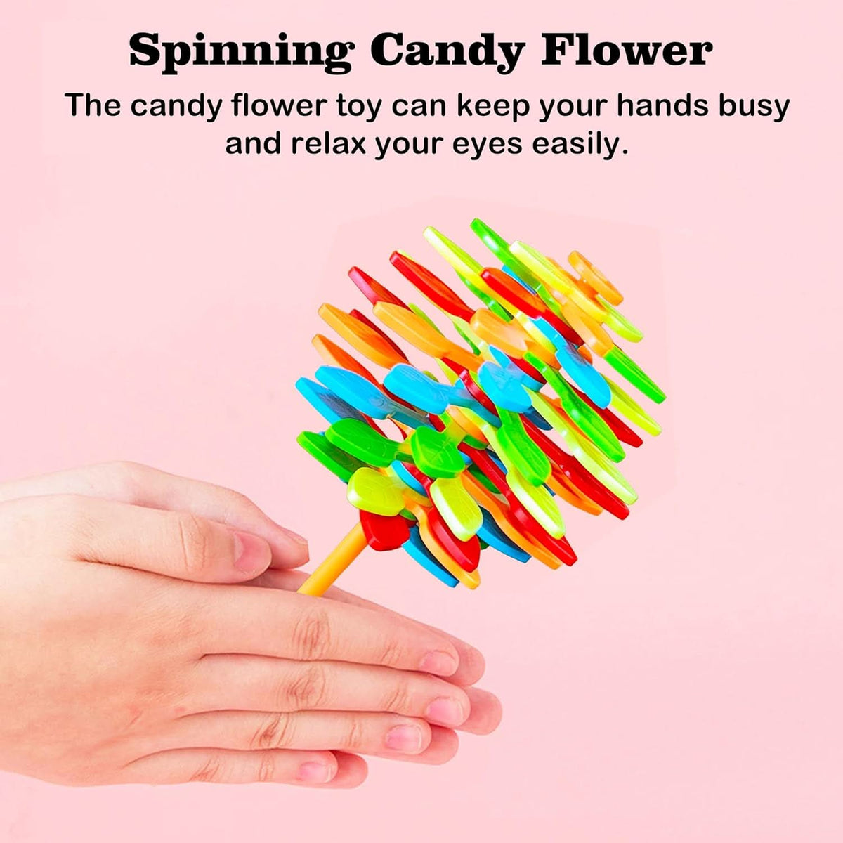 Spin Flower Candy Rotating  Spinning Toy (1 Pc) HP DD