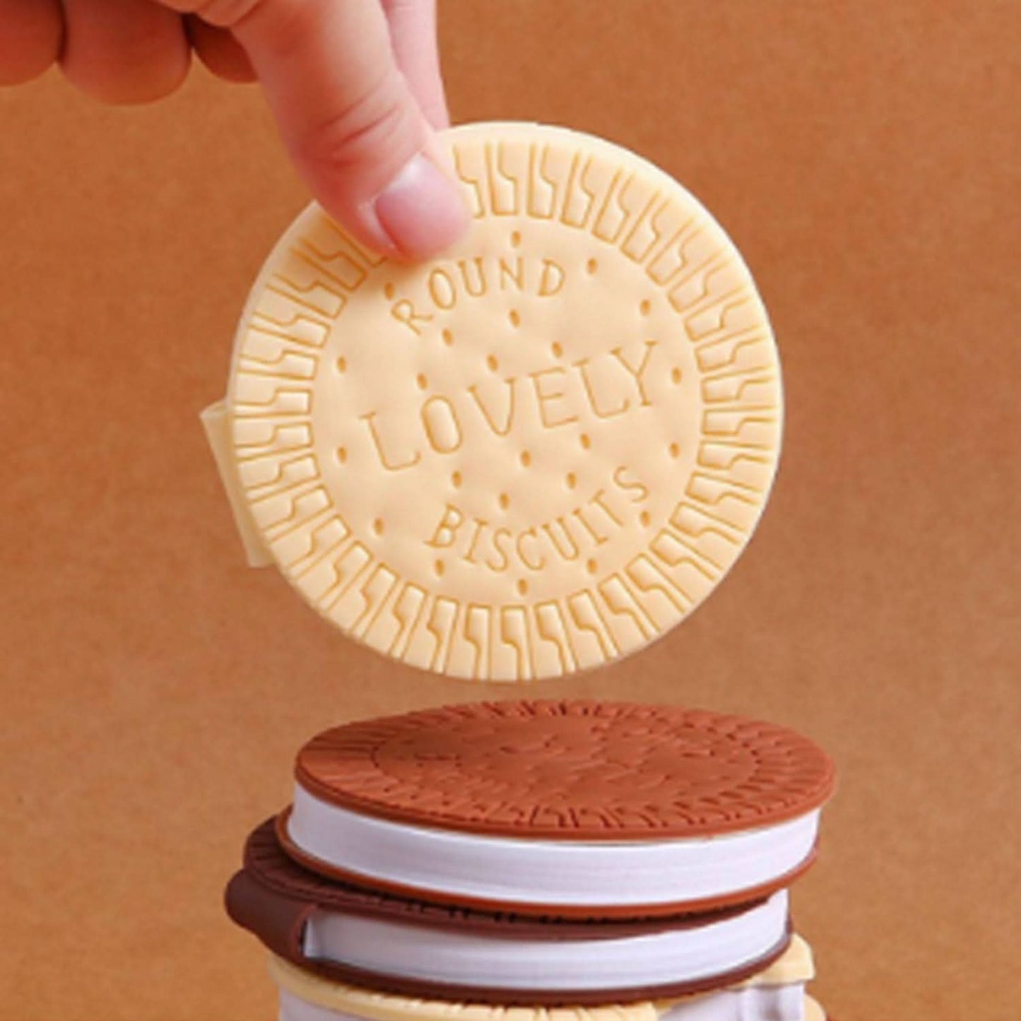 Round Chocolate Diary Notebooks Original Chocolate Smell  Writing Practice Book Early Learning Copybook Premium Chocolate Book ( 1pc Book )