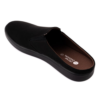 Nest Mules Vegan Suede Black Men Slip-ons Planet Paaduks