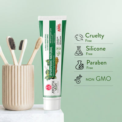 Ayurvedic Natural Whitening toothpaste Pack of 3 (100 gm) Aimil Ayouthveda