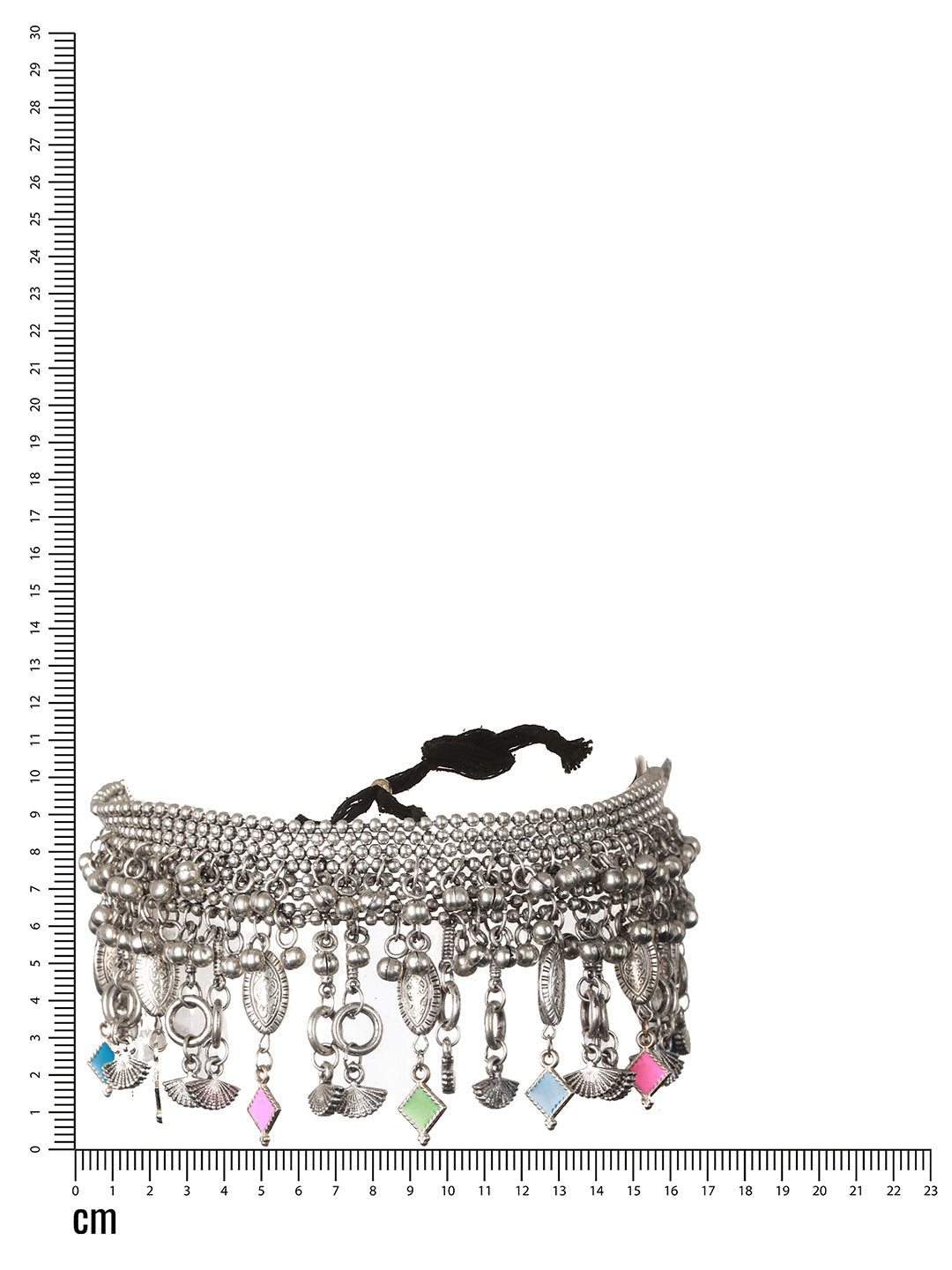 Silver-Plated Choker Necklace