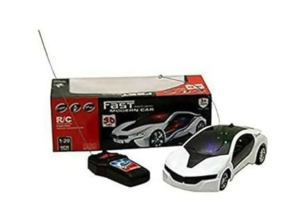 Fast Modern Racing Car with remote control (White)