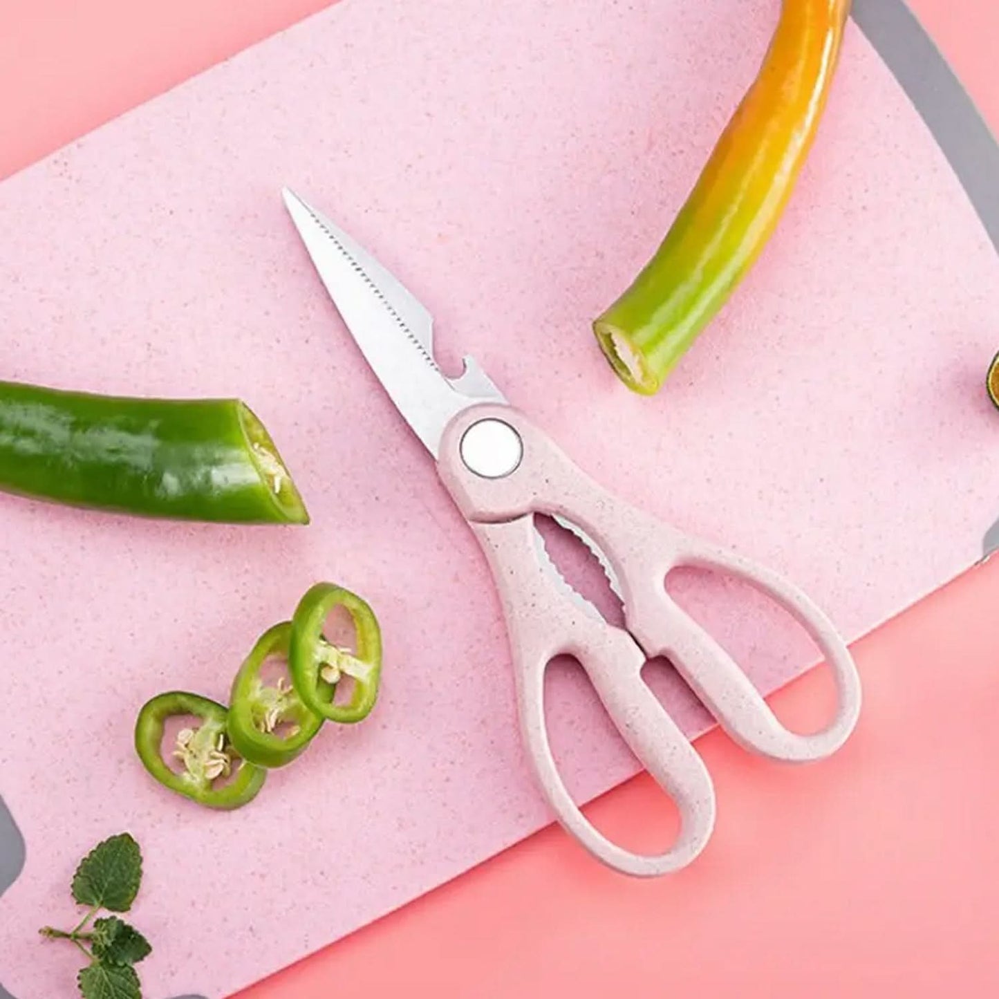 6-Pc Corrugated Forged Kitchen Knife Set with Storage Box