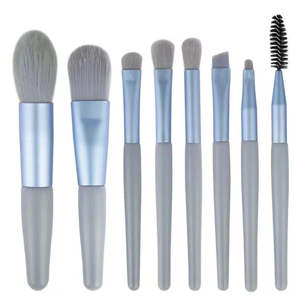 WK-Makeup Brush set 8 pcs(Blue) - HalfPe