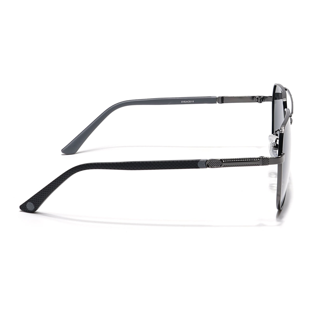 Eyejack Grey Aviator Sunglasses for Men and Women - view 7