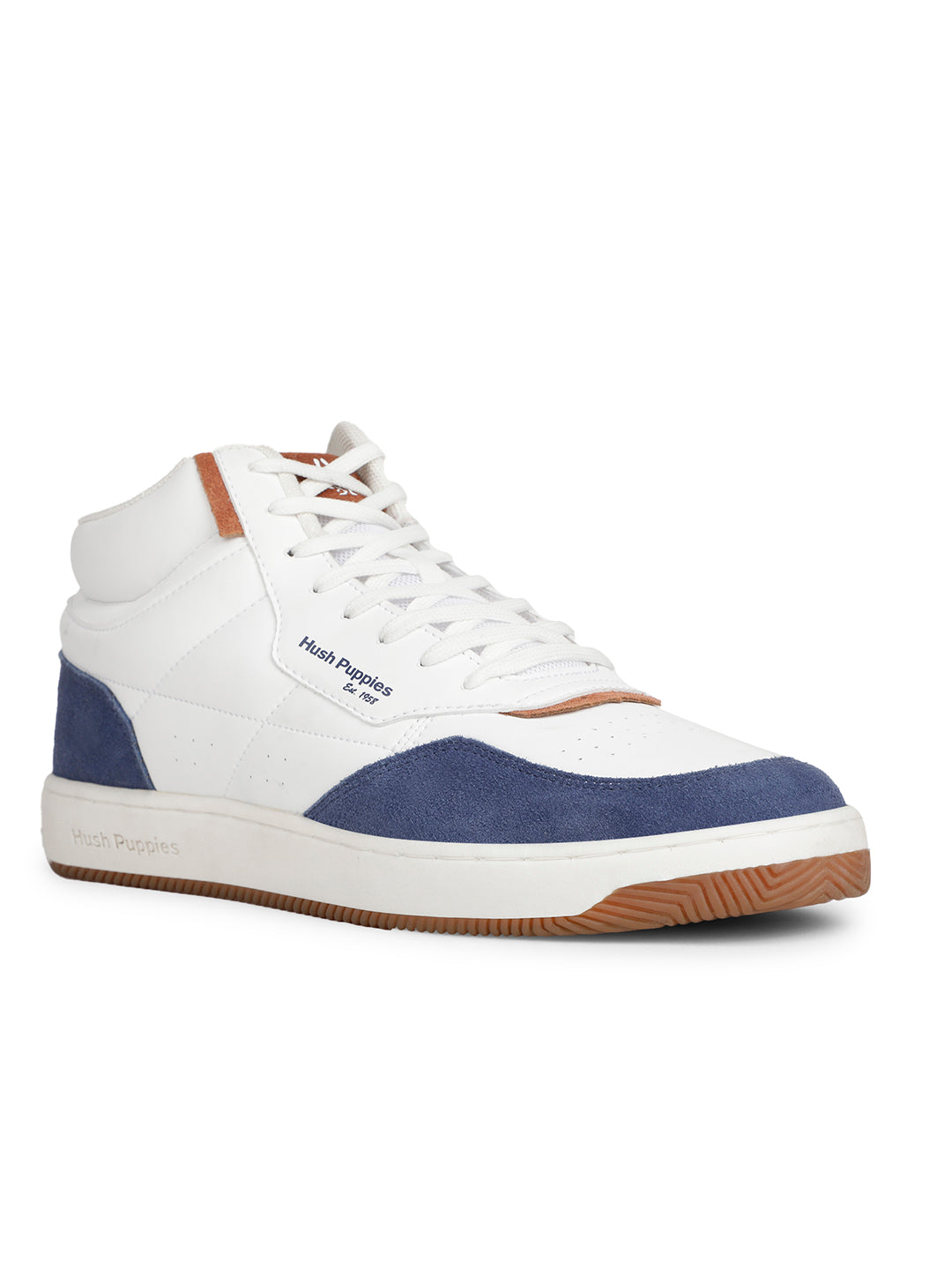 Hush Puppies Men White Casual Ankle Length Lace-up Boots - White - View 1
