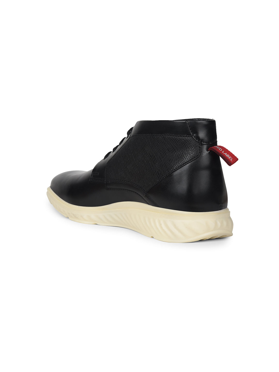 Bata Men Black Casual Ankle Length Lace-up Boots - Black - View 3