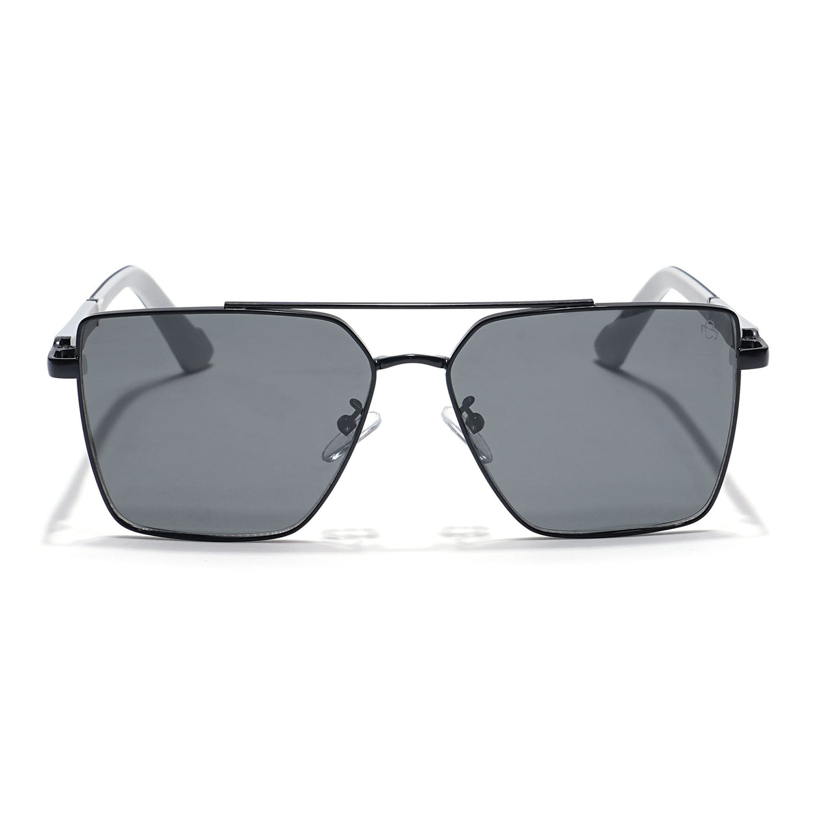 Eyejack Black Square Sunglasses for Men and Women - Style L903 - view 4
