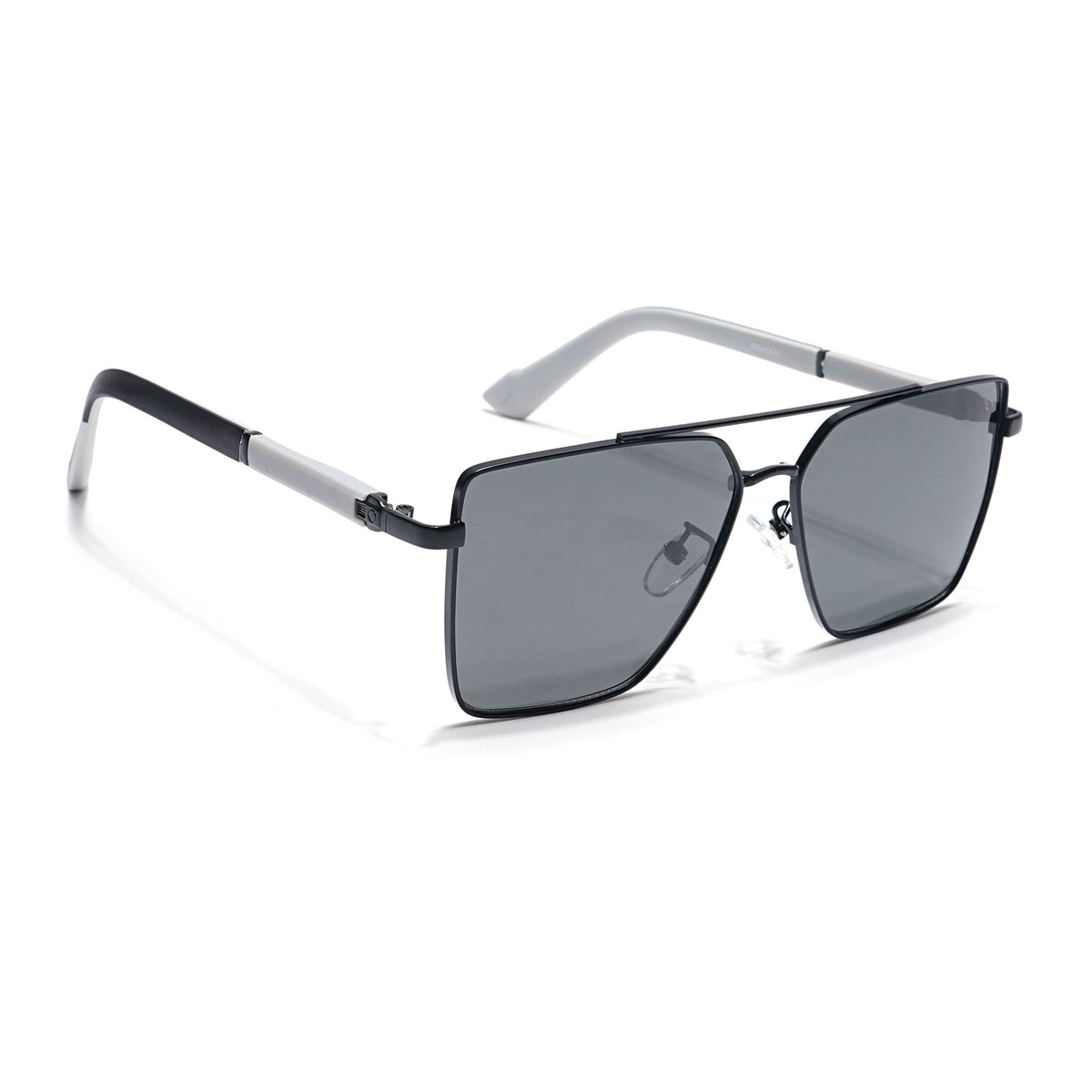 Eyejack Black Square Sunglasses for Men and Women - Style L903 - view 2